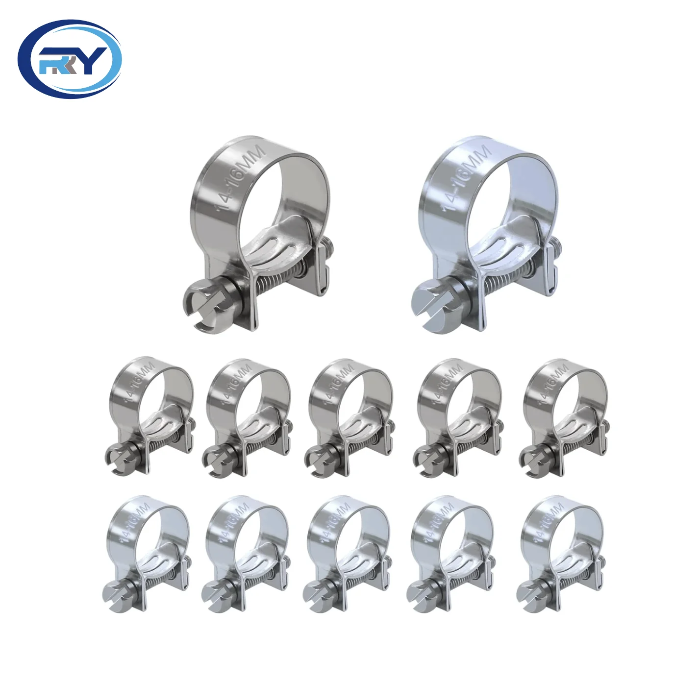 Stainless Steel Galvanized Iron Mini Hose Clamp Factory Direct Sale Heavy Duty Cable Clamp for Electric Pole