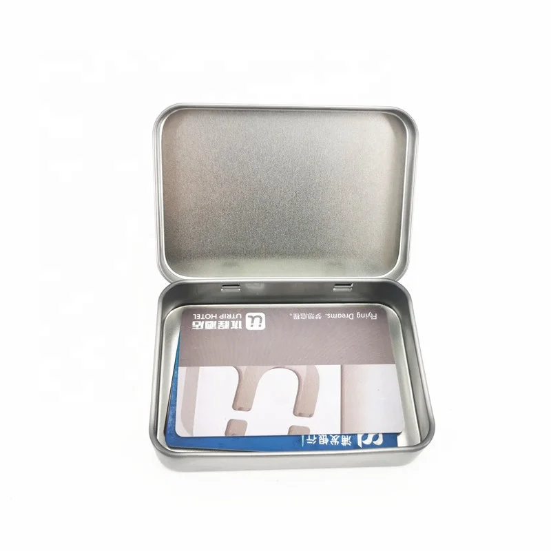10*7*2 см прямоугольная жестяная коробка для покера usb металлический корпус банковских