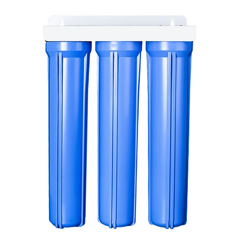 High Quality 20-Inch Blue Housing Water Pur Filter Movable Cartridge Manual & Electric Power Source for Hotels Outdoor Use