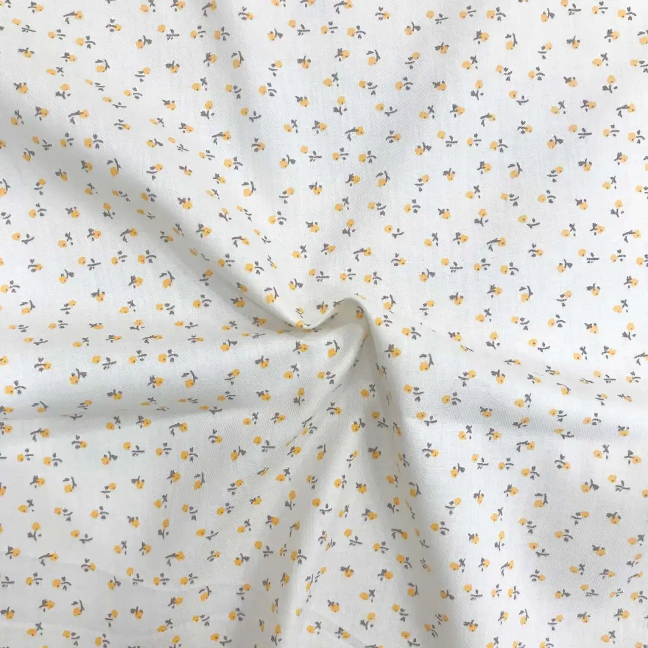 Fashion floral dresses cloth best price cotton printed fabric with double sided oblique bottoming liberty twill fabric