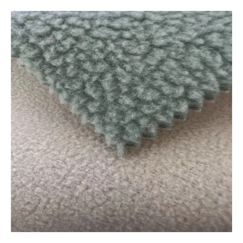Custom Polar Fleece Composite Fabric  Fleece Winter Warm Fabric For Coat & Jacket