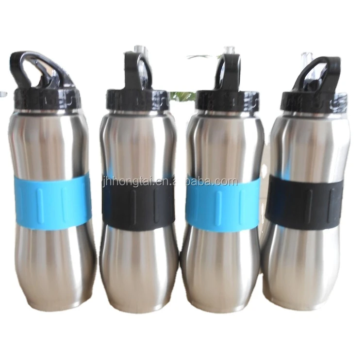 2022 best selling stainless steel insulated water bottle with straw and silicone bell