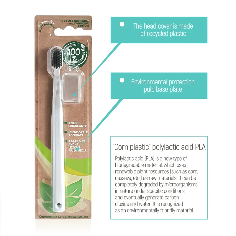 Manual toothbrush High standard home use massage gums plastic manual adult Nylon Bristle Toothbrush