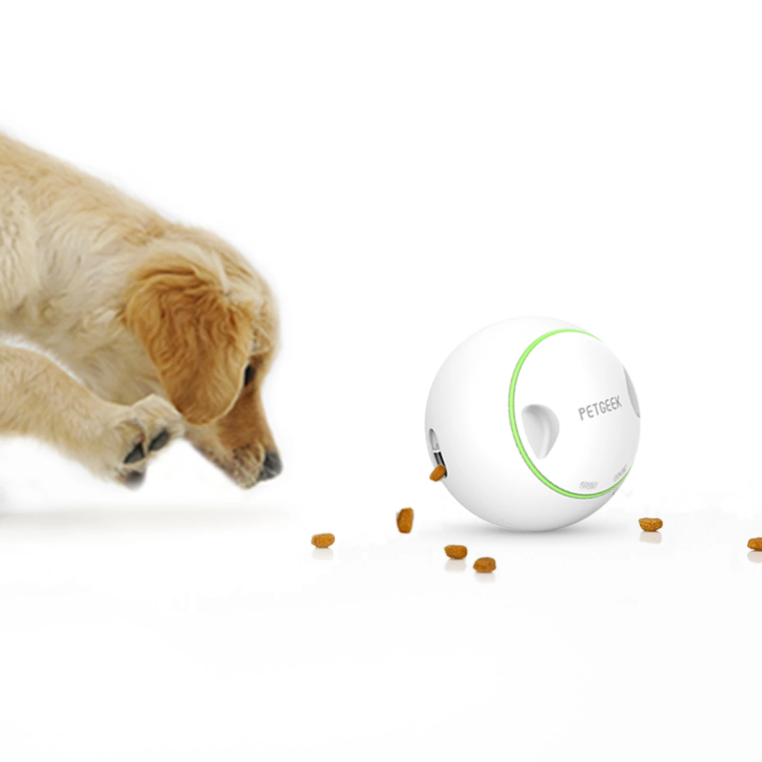 GiGwi Pet Droid Series Electric Smart Leaky Food Ball Puzzle Relief Pet Feeder