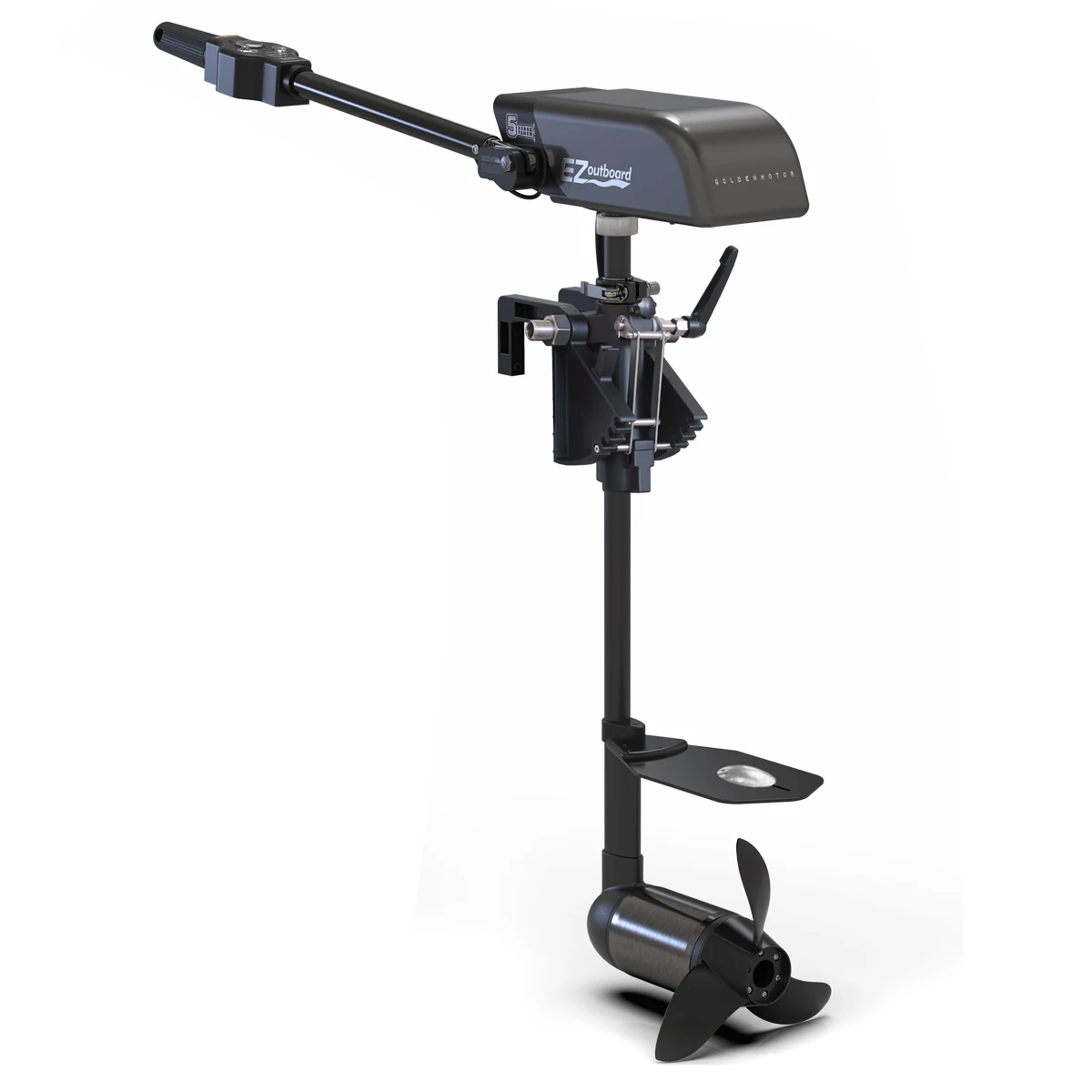 CE Approved 48V 5HP Pure electric boat engine drive 4 stroke outboard motor with battery