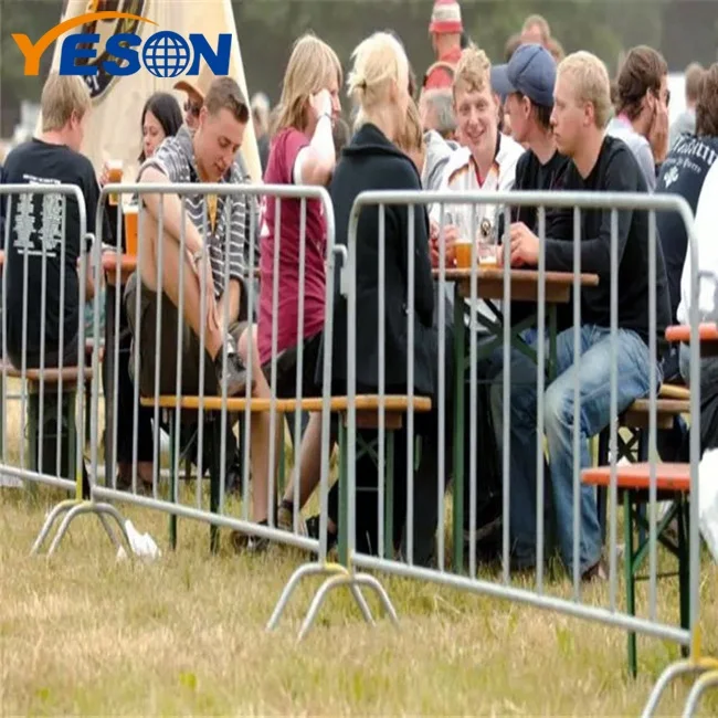 High Quality Barriers Temporary Barricades Pedestrian Steel Barricade Crowd Control Barriers Safety Barricade for Sale