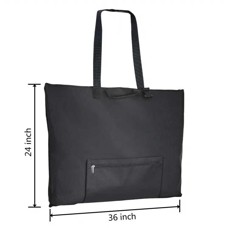 New Design High Quality Waterproof Zipper Portfolio Custom Bags Premium Art Bag art portfolio bags