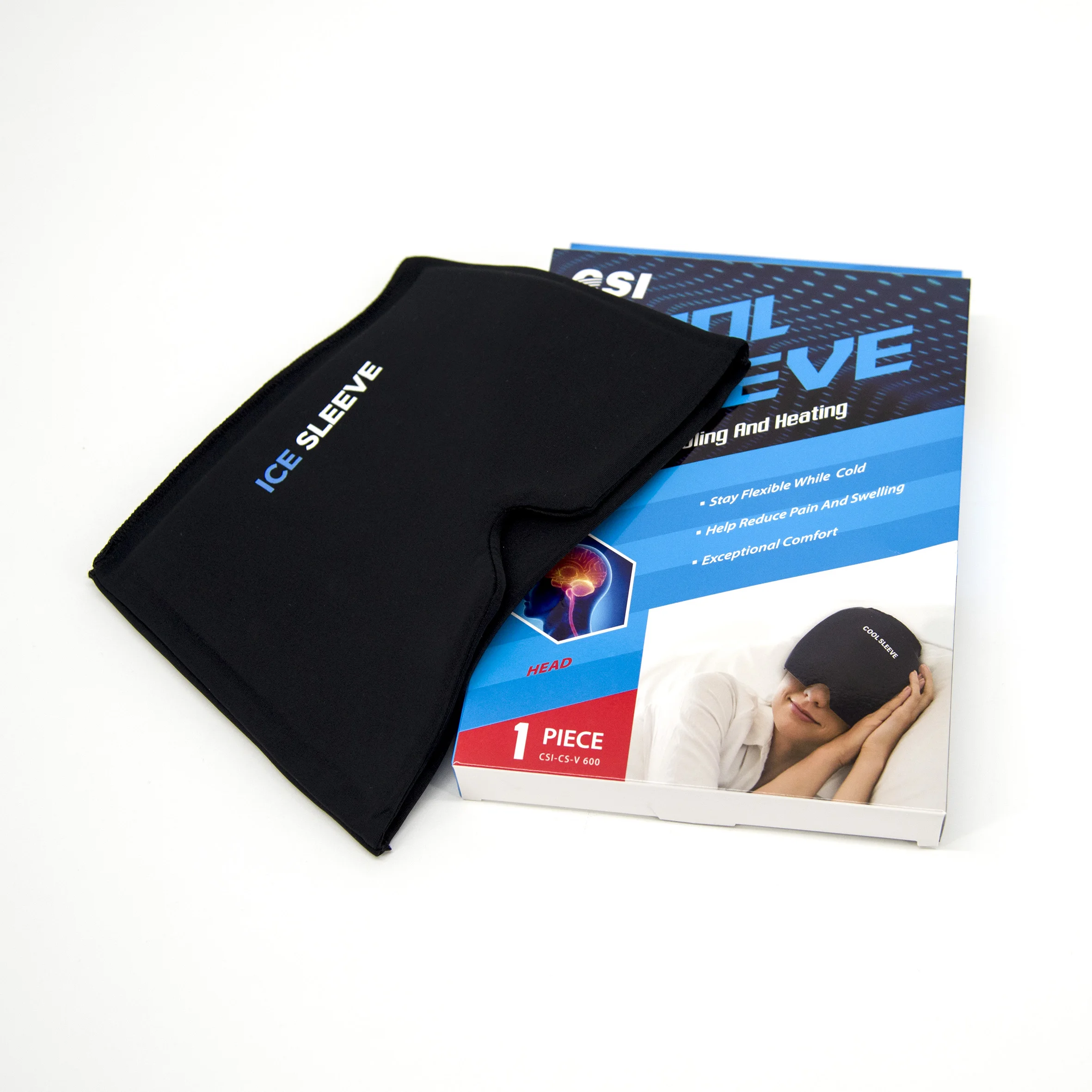 CSI Migraine Relief Cap Top Of Head Massage Pack Made In Best Capsules Cold No Gel Full Coverage Polar Bear With Neck