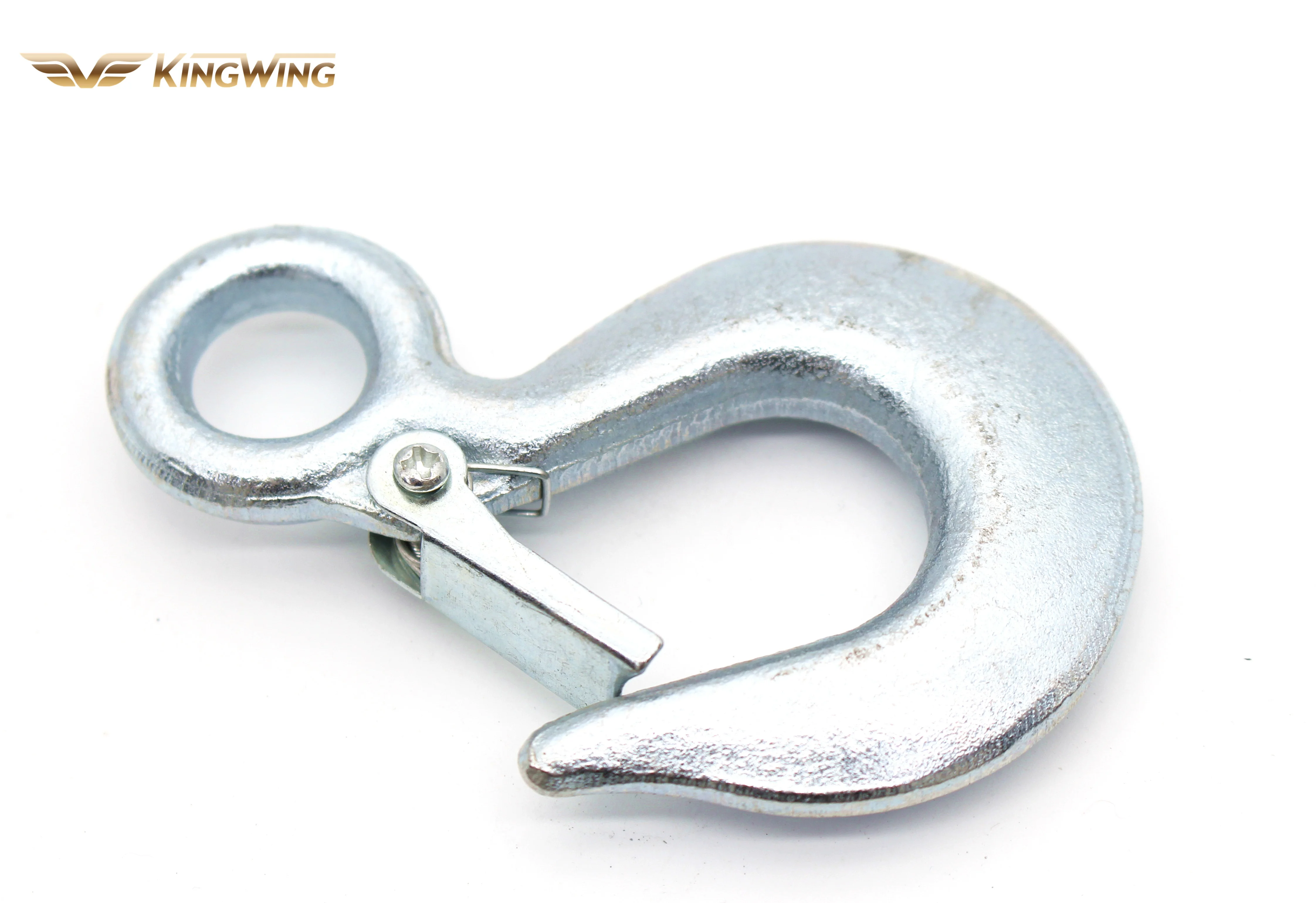 High strength Alloy Steel Carbon steel 320A 320C Painted Gavlvanized Drop Forged Lifting Eye Hooks with Safety catch