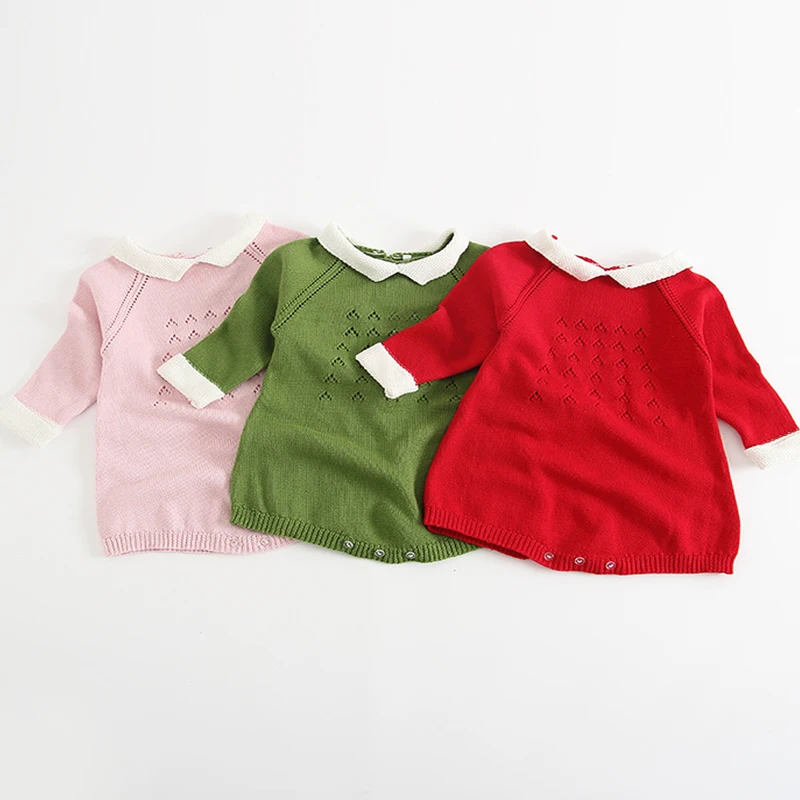 
Cure Baby Girls Rompers Knitted Boy Jumpsuit Clothes Fall Autumn 