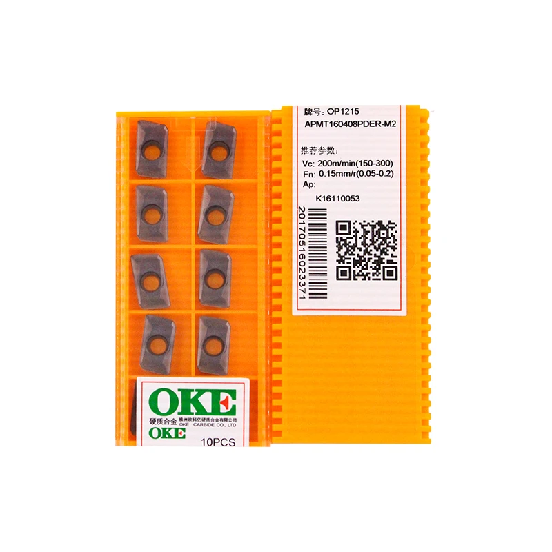 APMT160408PDER-M2 OP1215 100% Original OKE brand carbide insert with the best quality 10pcs/lot