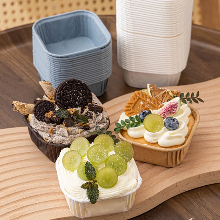 Disposable Paper Baking Paper Loaf Pans Rectangle Paper Baking Loft Mold