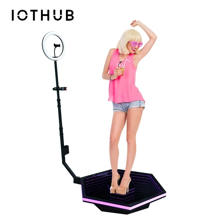 80 100 115 cm Party Slow Rotating Spinning Camera Props Camera Photo Booth 360 With Manual