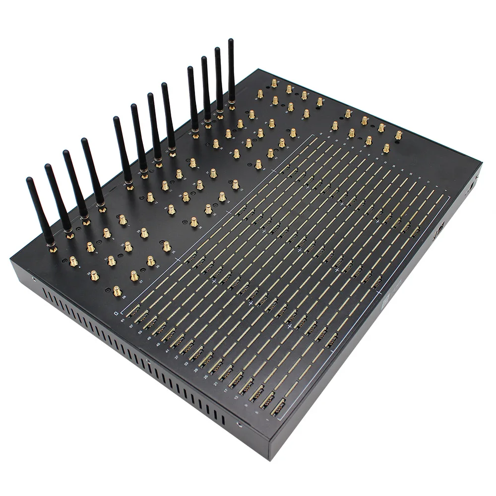 High Quality 64 Port Gsm 4g Mobile Gateway Modem 64 SIM Card  SMS Modem for Bulk Sending Message