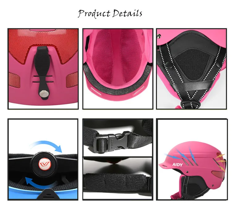 Лыжные шлемы с высокой ударопрочностью, для детей, молодежи, взрослых, унисекс, OEM ABS, высокая плотность, EPS, для горного сноуборда