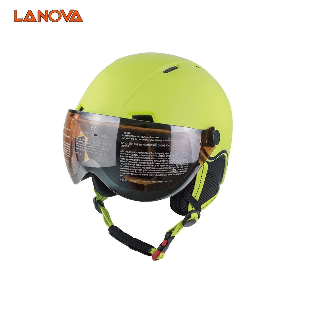 Fashion Ex-Factory Price Safety Impact Resistance Comfortable With Goggles Helmet With Lens Cool Ski Helmet Snow Ski Helmets