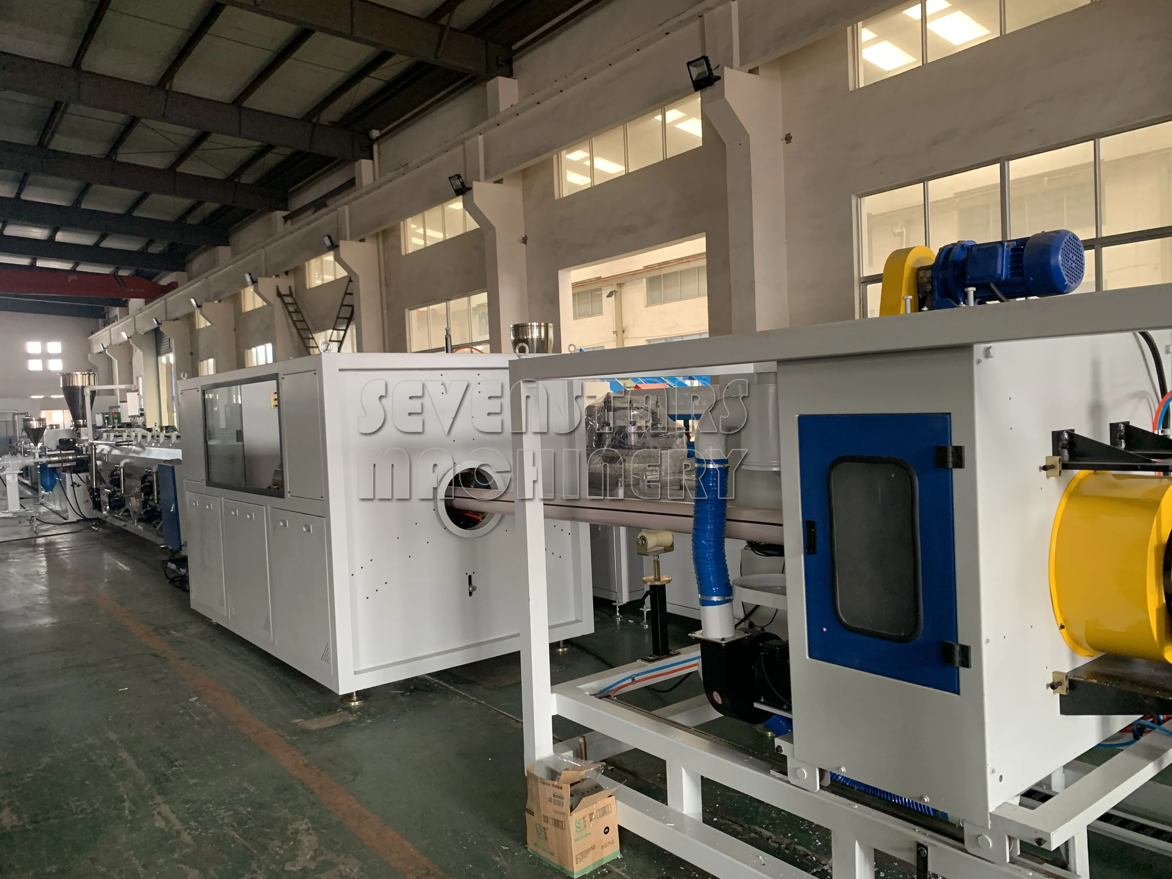 16-110mm pvc electrical pipe making machine with automatic belling machine