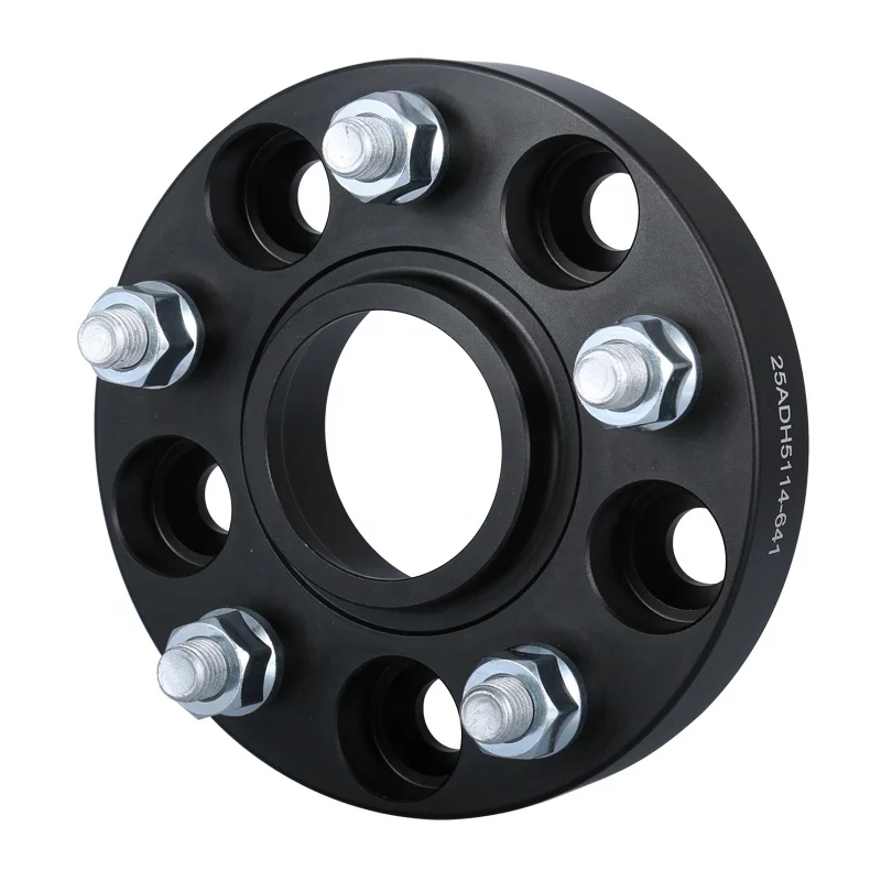 
 Black 25MM PCD 5x114.3 Forged Alloy Car Wheel Spacer For Honda  