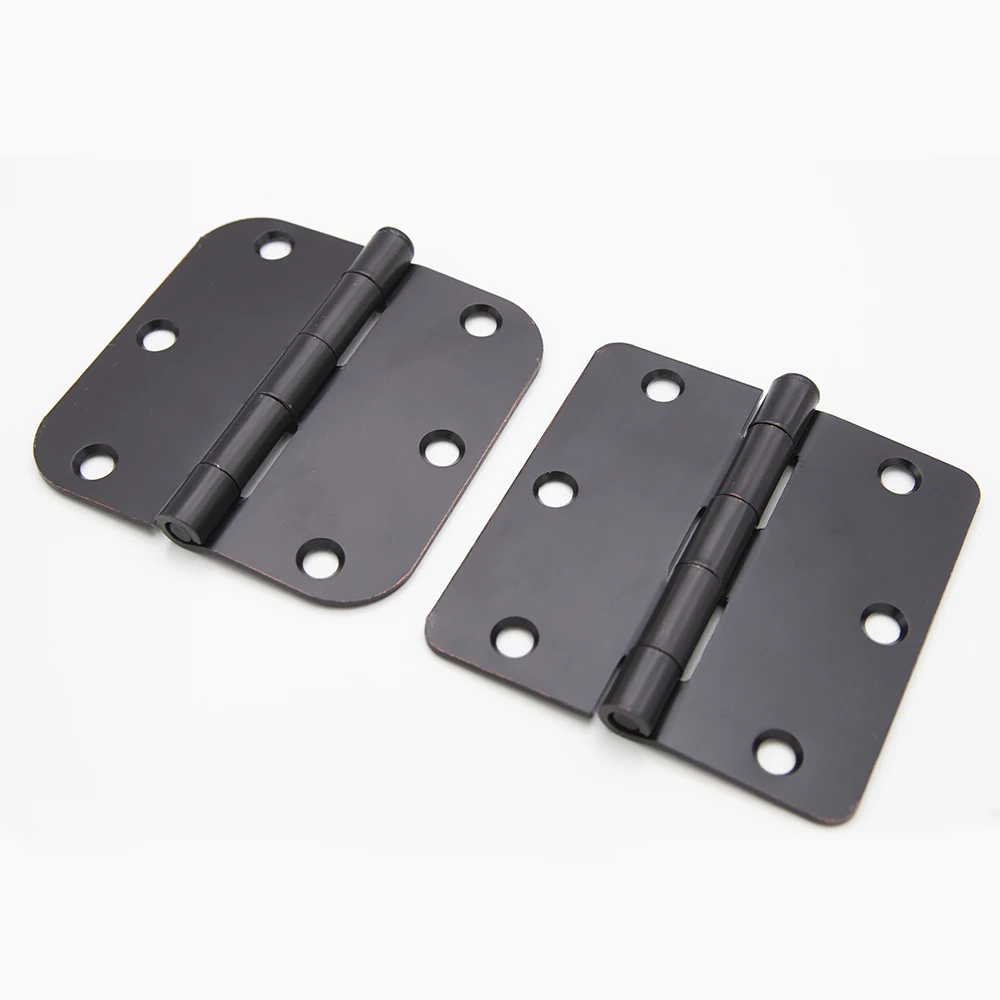 American Style 3.5 inch ORB 5/8' Radius Corner Steel Door Hinges