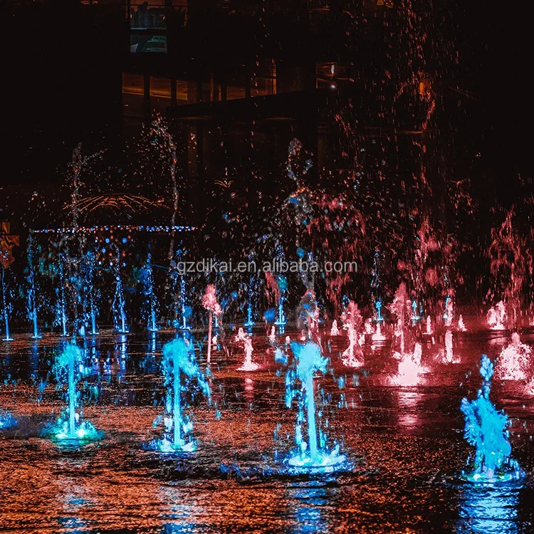 Free Design  Dry Deck Fountains Outdoor 2024 Hot-selling  Interactive Fountain