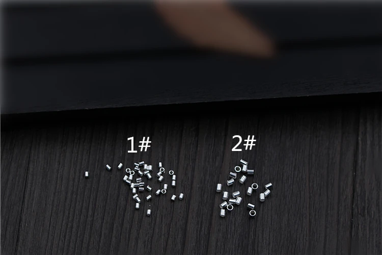  925 стерлингового серебра ювелирные изделия компоненты прямой гладкий Crimps серебро позиционирования трубки бусины для изготовления ювелирных изделий