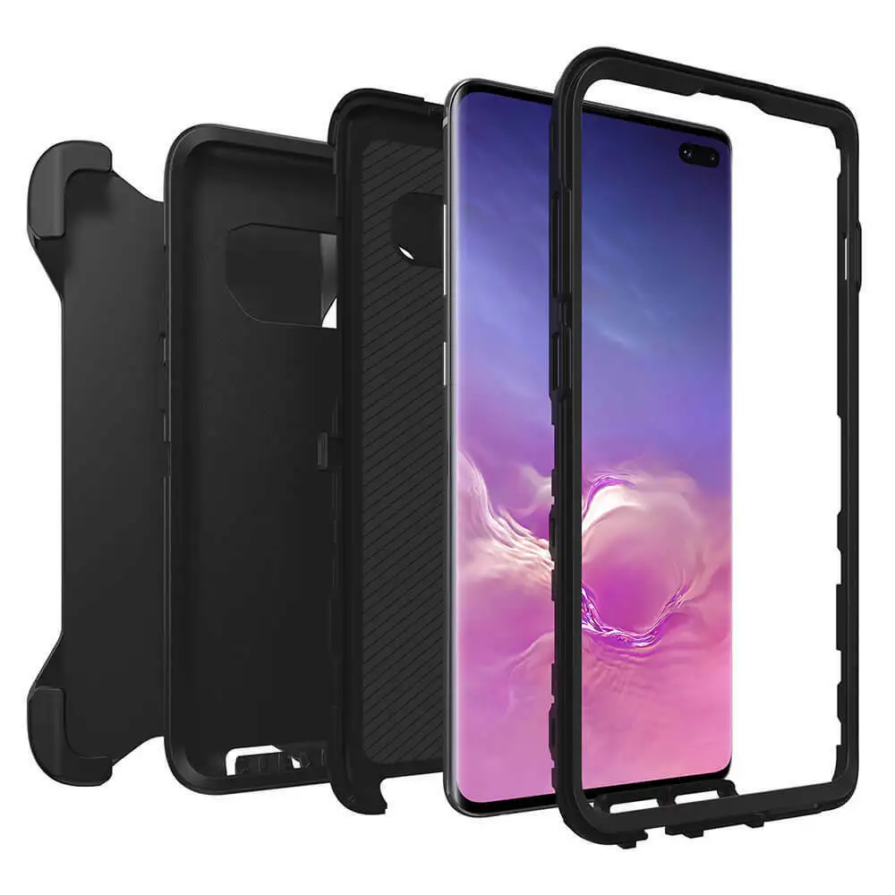 factory case 3in one heavy duty case defender case with clips for samsung A10 A11 A20 A21 A50 A32A A52 A72  A71 J7  J3  LG stylo