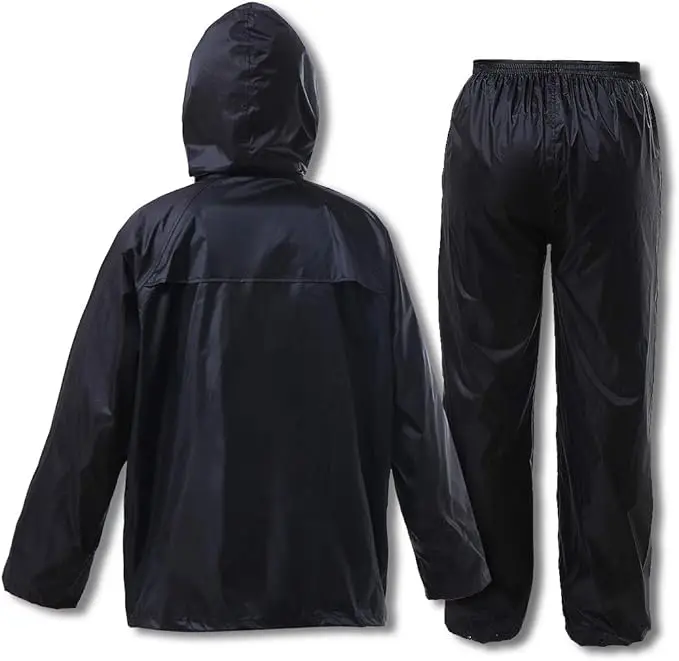 High Quality Raincoat Hivis Rain Jacket Waterproof Polyester Motorcycle Worker Pvc Full Rain Suit