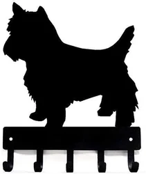 Creative Hot sale Laser cutting Puppy dog Metal Wall Hooks Hanging Mounted Key Racks Bedroom Foyer Living Room Pet Wall Decor