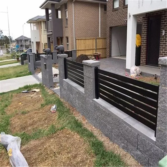 Easy To Install outdoor fencing material  Balcony Cheap Aluminum Fence Panels  Modern Decorative alumuminum fence panels