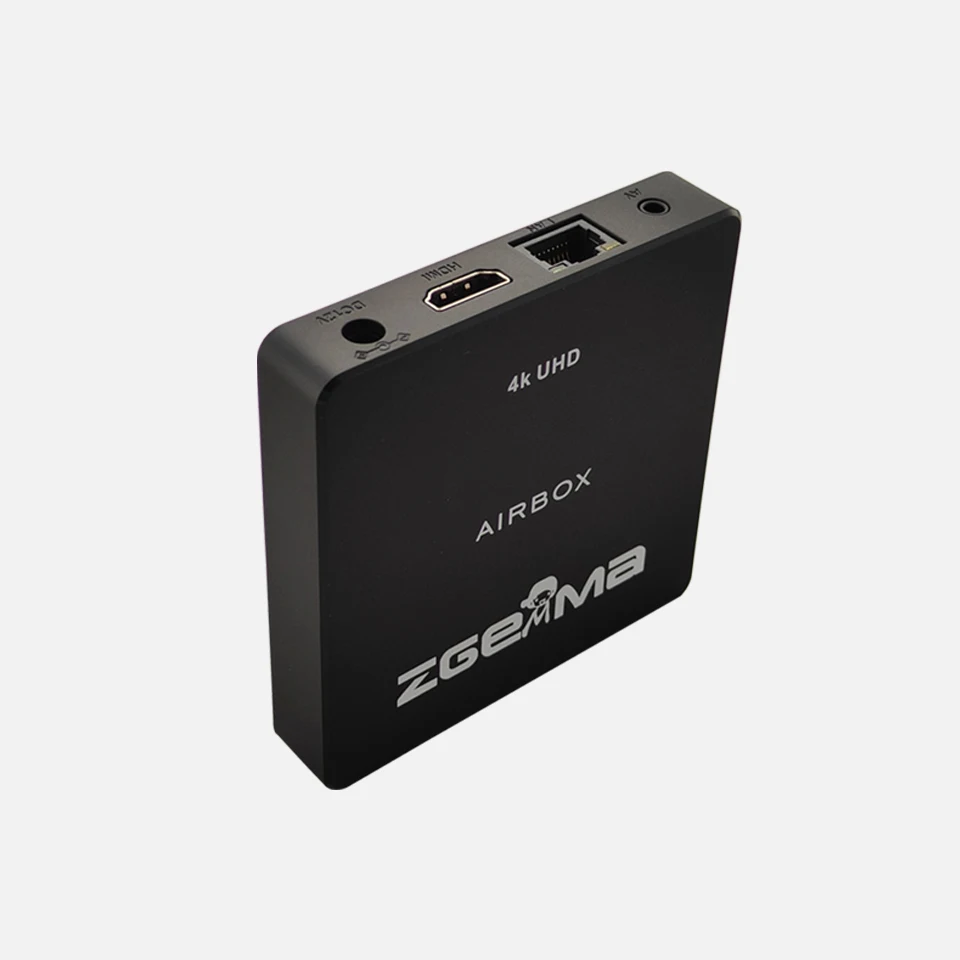 4K HDR Android TV Remote Streaming Media Player with online Appstore Streaming Device 4K Ultra HD Zgemma AIRBOX