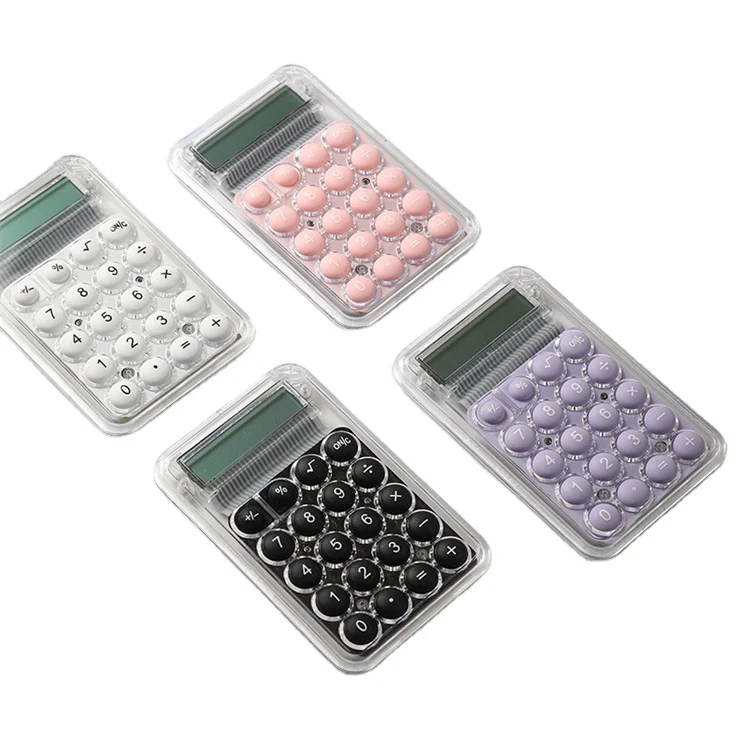 Mini pocket calculator 8-digit number kawaii pink calculator for office supplies school stationery wholesale