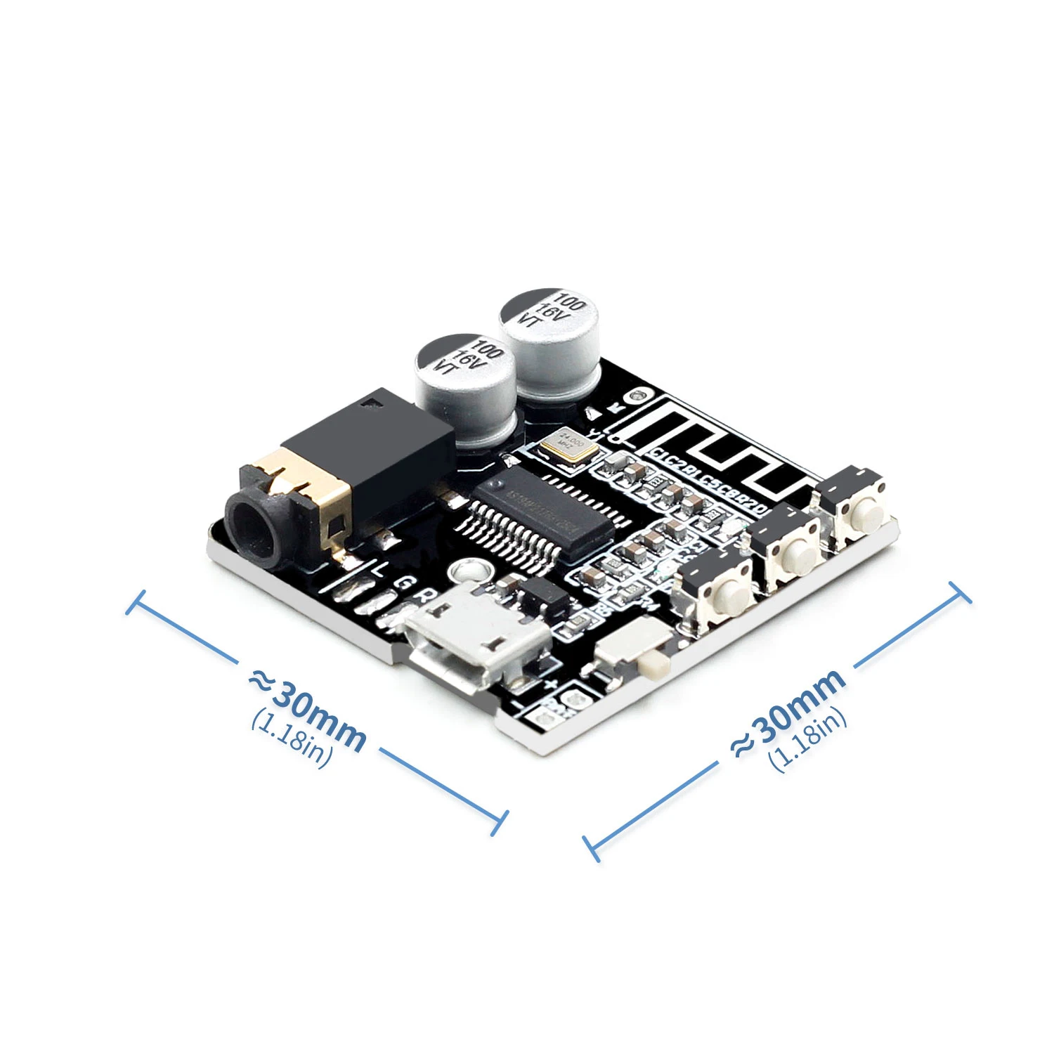 VHM-314 Audio Receiver board  5.0 mp3 lossless decoder board Wireless Stereo Music Module