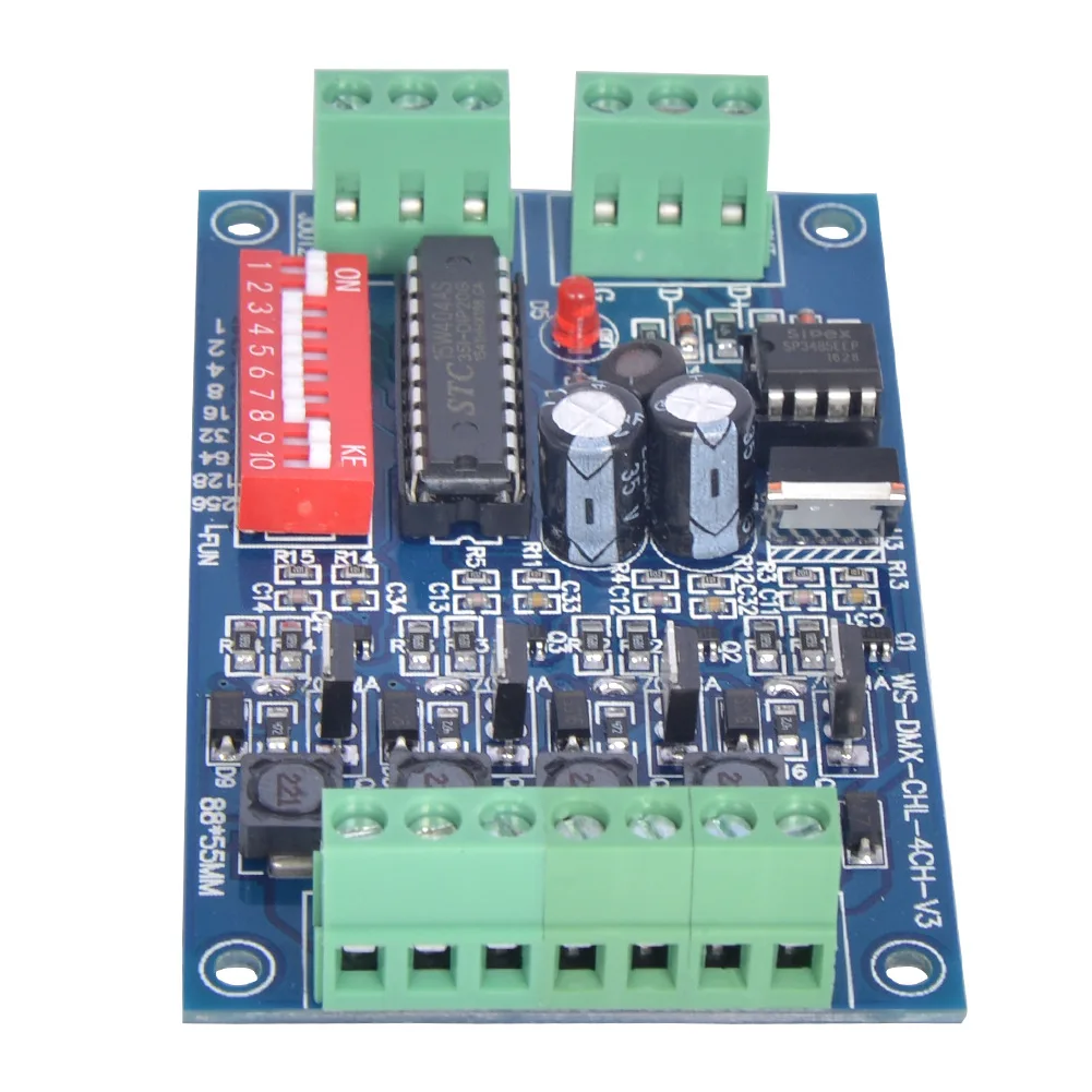 WS-dmx-CHL-4CH decoder DMX12 controller DMX decoder 512 controller