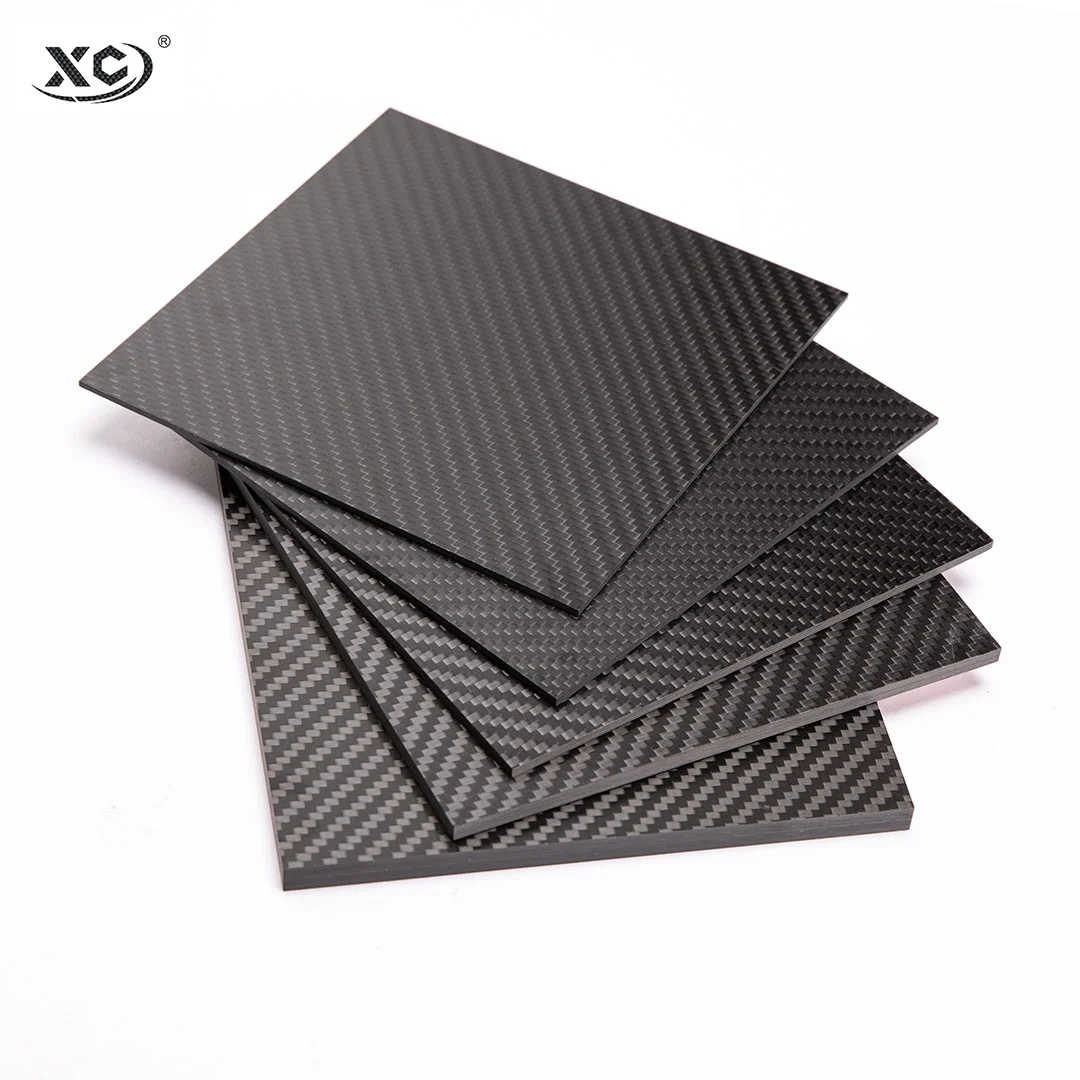 China factory Carbon Fiber laminated board 5mm matte