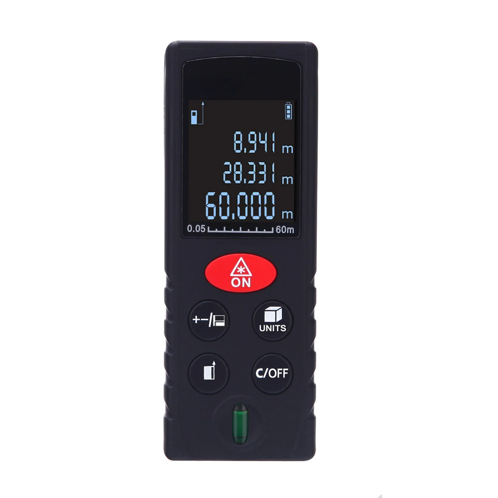 60m New Design Digital Laser Measure Laser Distance Meter For Instrument Measuring Laser Rangefinders