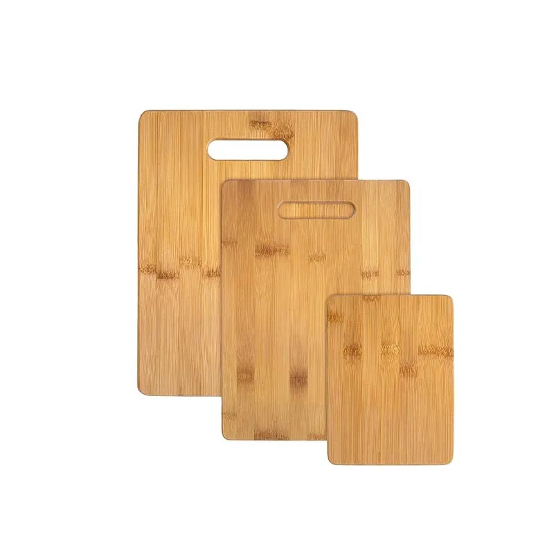 Totally Bamboo 3-Piece Bamboo Cutting Board Set 3 Assorted Sizes of Bamboo Wood Cutting Boards for Kitchen