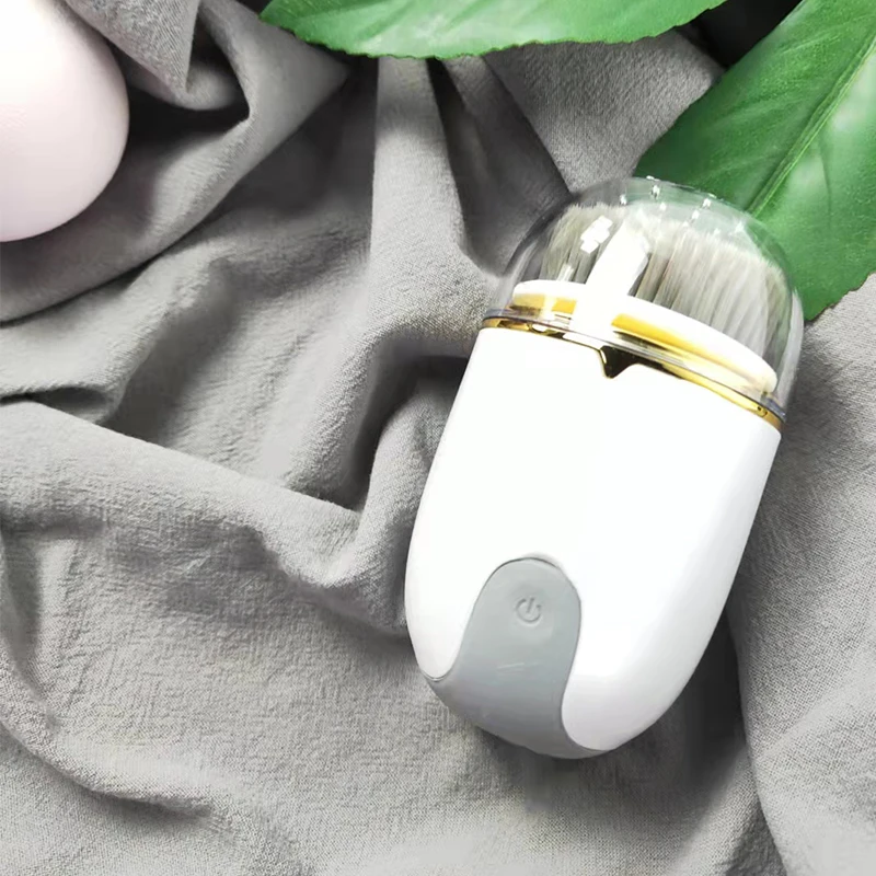 2021 New Deep Cleansing Gentle Exfoliating Soft Fur Chargeable Electric Facial Cleansing Brush