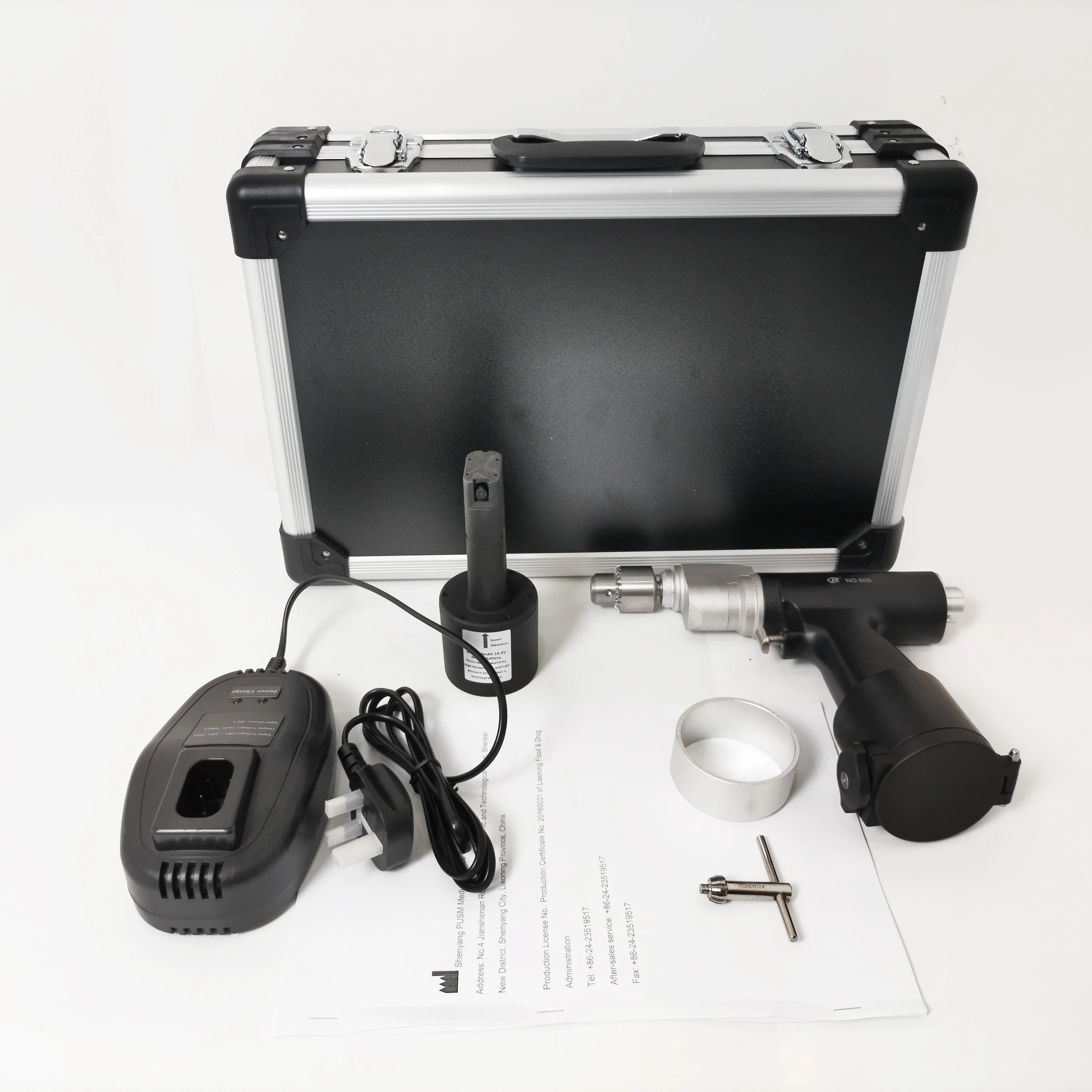 Medical Surgical Device Sets Implants Micro Power Tools Oscillating Saw Orthopedic Bone Cannulated Drill With Sterilization Case