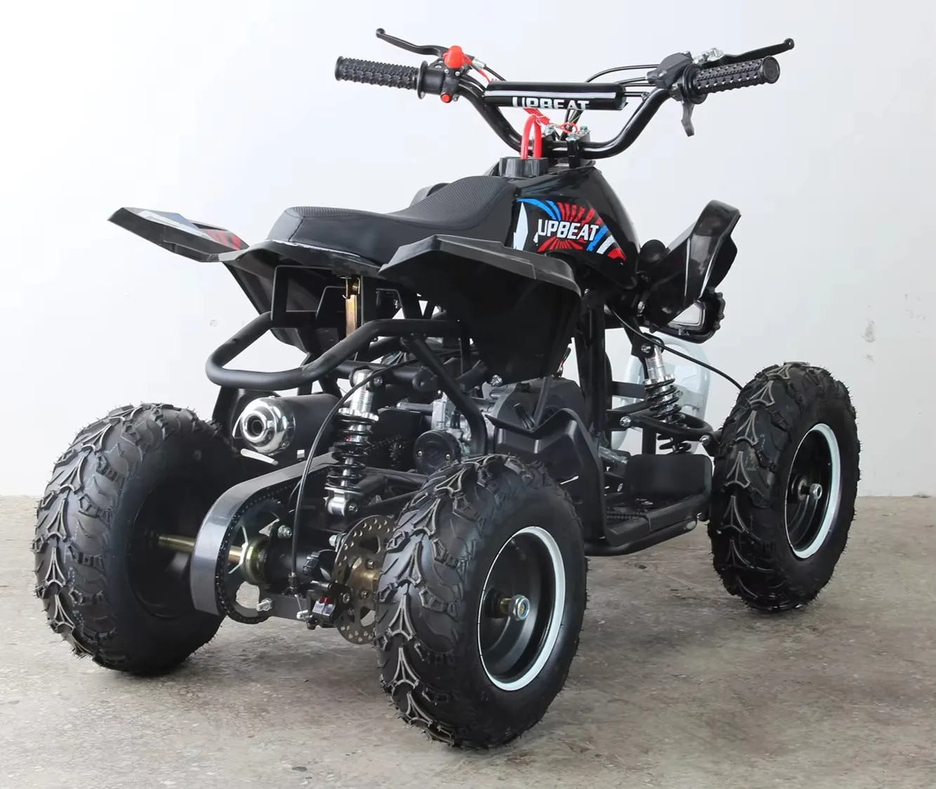 High Performance 49cc Mini ATV Snowmobile Polaris Electric Snowmobile Sled with 2 Stroke Air-Cooled Engine Mountain Style
