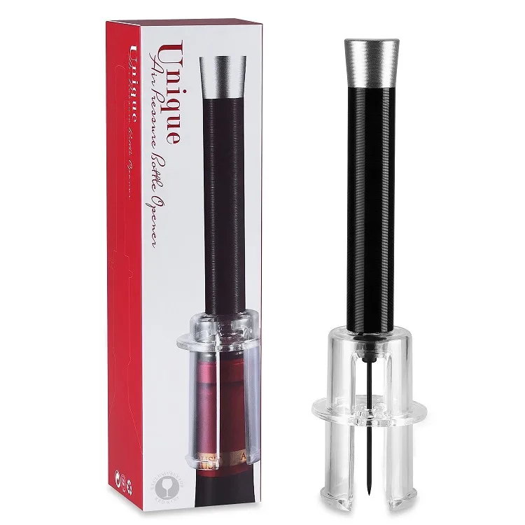 Ready to Ship Aluminum Alloy Tube Waiters Corkscrew&Openers Air Pump Pressure Pull-Type Wine Opener Hot Selling Items for USA