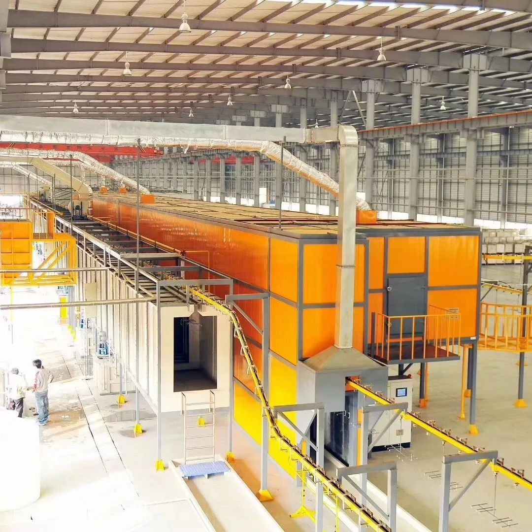 
Sheet metal Electrostatic powder coating line 