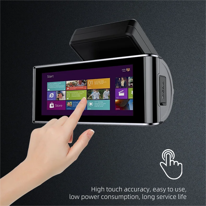 WDT V108  4K Car Dashcam Dash Cam Video Recorder High Resolution Touch Screen Gesture Function Dvr Security Camera For Vehicles