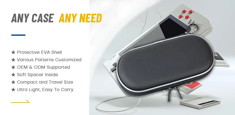 2023 Hot Durable Travel EVA Video Game Case for Kids Story Audio LUNII Storyteller & Nintendo Switch Carrying Pouch