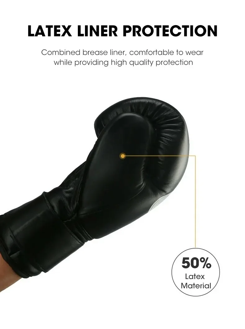 Boxing Gloves Men & Women Pro Training Jumbo, PU Leather Kickboxing Adult Heavy Punching Bag Gloves Mitts Focus Pad Workout