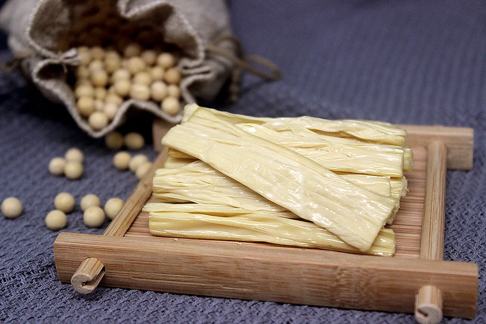 
Hot Sale Healthy and No chemical seasoning customized Fresh dried tofu bean curd stick tofu skin 