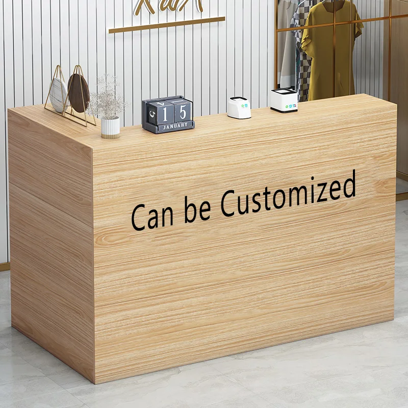 
Cheap Custom Modern Luxury Wood Nail Beauty Spa Salon White Front Reception Desk 