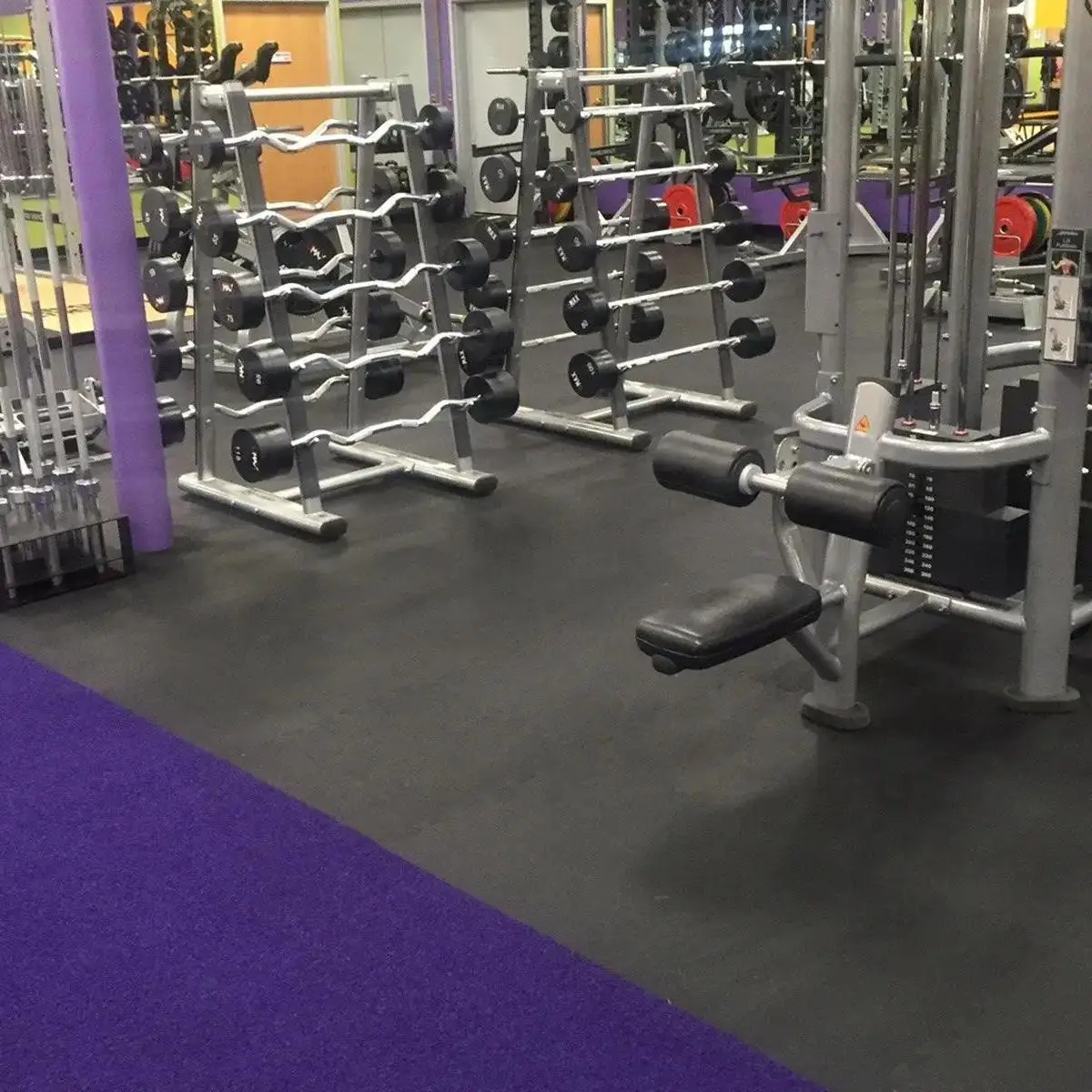 Factory hot selling high quality rubber gym mat rubber flooring gym rubber tiles gym matts exercise mat