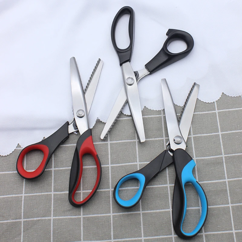 Hot Sale Fabric Lace Scissors Wave Flower Tooth Serrated Scissors Sewing Tailor Scissors