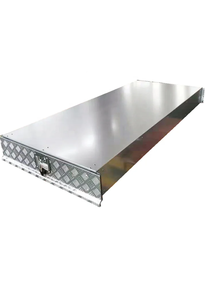 UTE Custom Size 1500mm Dual Cab Tool Box with Roller Drawer Waterproof under Tray Drawer Aluminium Steel/Iron Material Storage