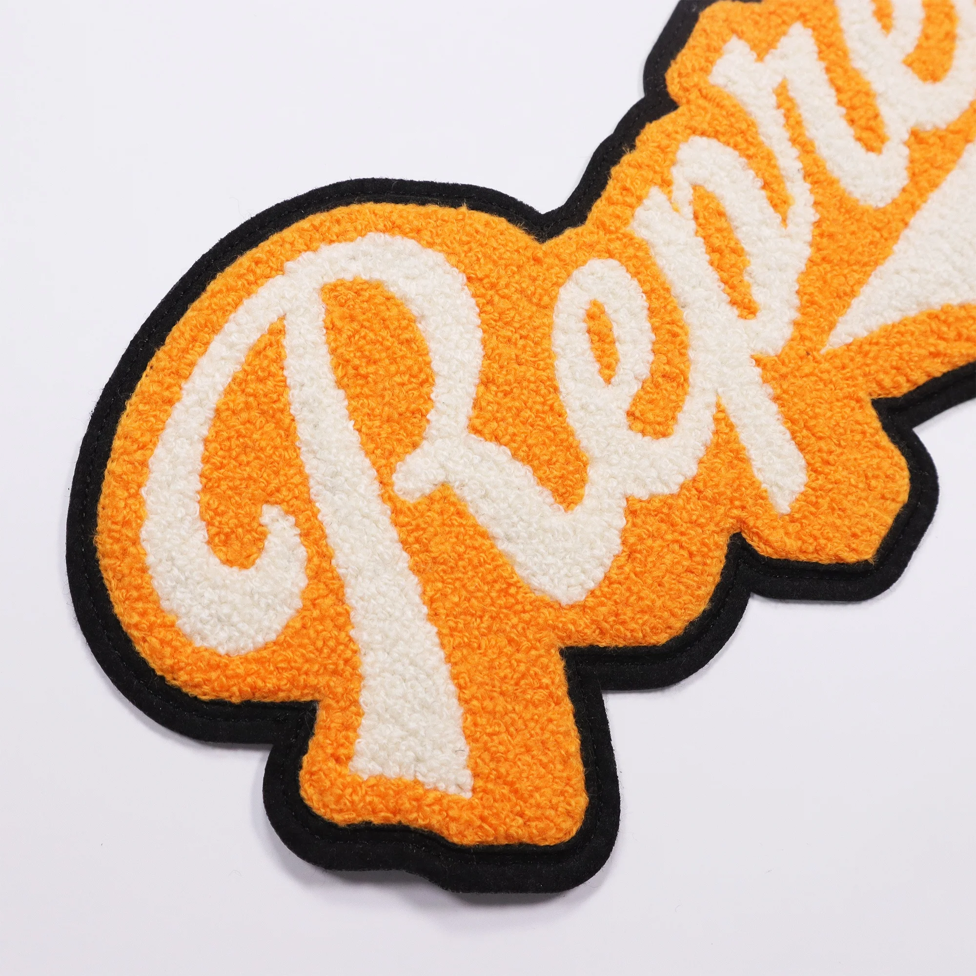 Custom Sew On Chenille Patches Hoodies Free Samplepatch Logo Jacket Iron On Embroidery Towel Chenille Letter Patches